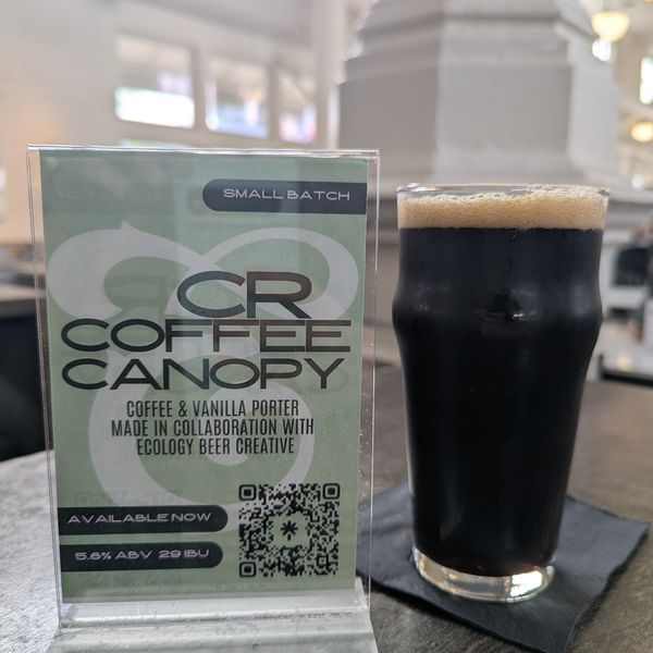 CR Coffee Canopy coffee and vanilla porter