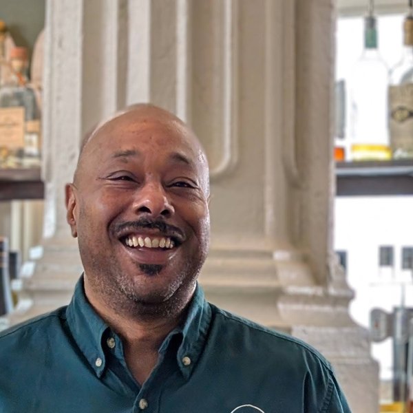 Sean Doeboy Verrett bartender at Roch's Reprieve