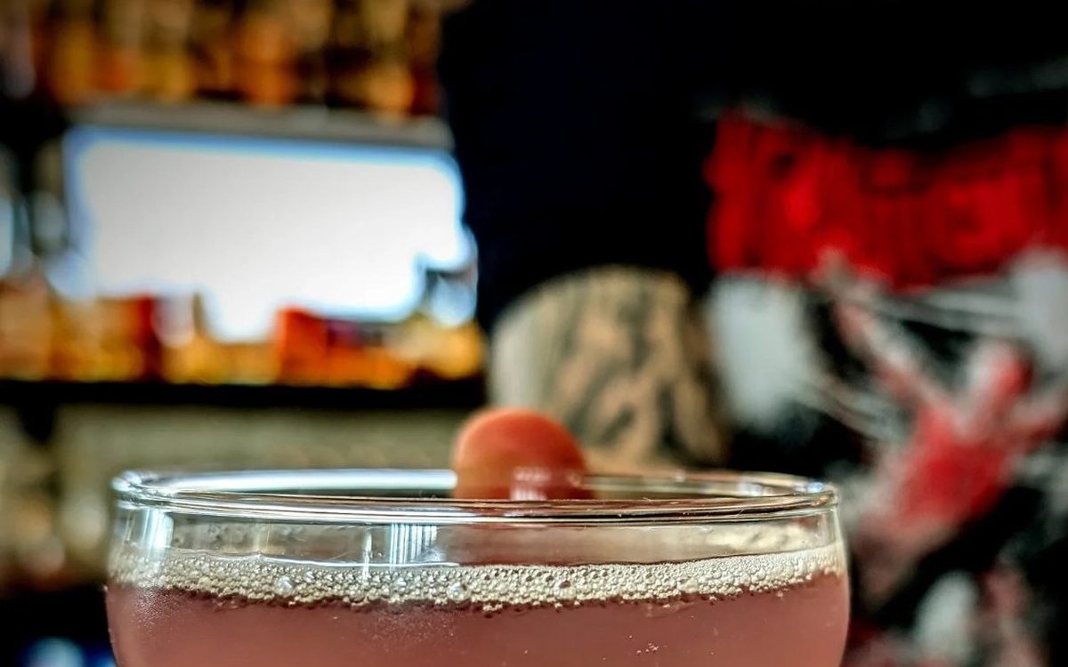 Eye of Newt Halloween cocktail at St. Roch Market